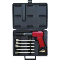 Ensemble de marteau pneumatique de s&eacute;rie lourde, 25 pi³/min, 1/4", 2300 coups/min, 3/4" x 3-1/2" (19 mm x 89 mm) O-Max