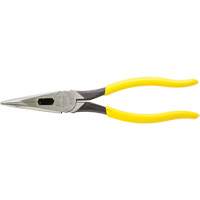 Long Nose With Side Cutter, 8-7/16" L O-Max