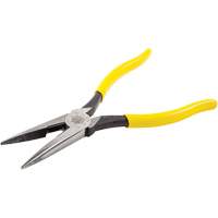 Long Nose With Side Cutter, 8-7/16" L O-Max