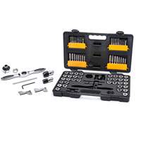 SAE/Metric Ratcheting Tap & Die Set, 77 Pieces O-Max