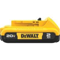 20V Max* Compact XR Battery Pack, Lithium-Ion, 20 V, 2 A O-Max