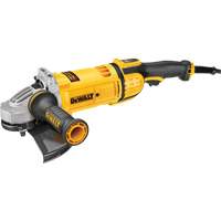 Large Angle Grinder with No Lock-On Switch, 9", 120 V, 15 A, 6500 RPM O-Max