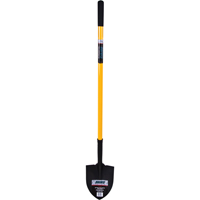 Pelles rondes, Lame Acier durci, Fibre de verre, Manche Droit O-Max