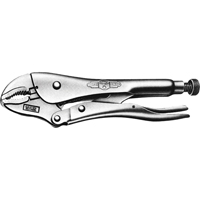 Vise-Grip&reg; Pliers with Wire Cutter, 4" Length, Curved Jaw O-Max