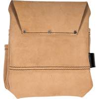 Half Carpenter Apron, Multiple Tool Holder, Leather, 4 Pockets O-Max