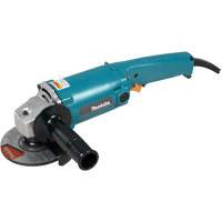 Meuleuse angulaire avec g&acirc;chette de s&eacute;curit&eacute; CA/CC &agrave; deux niveaux, 5", 120 V, 10 A, 12 000 Tr/min O-Max