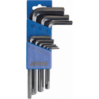 Hex Key Pouch Set, 9 Pcs., Metric O-Max