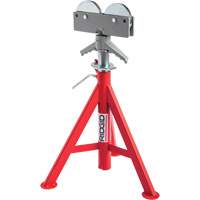 Support de tuyau pour rouleau baiss&eacute; no RJ-98, 59-104 cm R&eacute;glage de la hauteur, 12" Capacit&eacute; max. de tuyau, 1000 lb Capacit&eacute; de charge max. O-Max