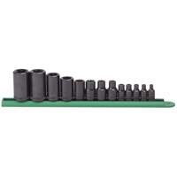 Jeu de douilles externes Torx, Prise 1/2"/1/4"/3/8" O-Max