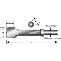 Burin pneumatique a/collier de r&eacute;tention O-Max