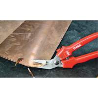 Offset Multi-Purpose Snips, 1-5/8" Cut Length, Straight Cut O-Max