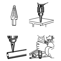 Step Drills, 1/32" Increments O-Max
