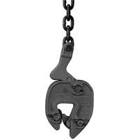 Serre-plaque GX avec attache de chaînette, 1000 lb (0,5 tonne), Ouverture de la m&acirc;choire de 1/16" - 5/16" O-Max
