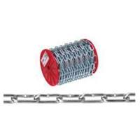 Chaîne droite, Acier &agrave; faible teneur en carbone, #4 x 100' (30,4 m) l, Charge d'utilisation  O-Max