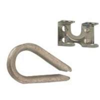 Cosse de c&acirc;ble m&eacute;tallique et clame de cordage O-Max