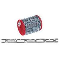 Chaîne droite, Acier &agrave; faible teneur en carbone, 2/0 x 120' (36,6 m) l, Charge d'utilisation 520 lb (0,26 tonne) O-Max