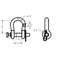 Straight Long Body Clevis Pin O-Max