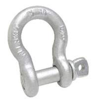 Anchor Shackle, 3/16", Screw Pin, Hot Dip Galvanized O-Max