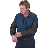 Flame Retardant Sleeves, 23" L, Black O-Max