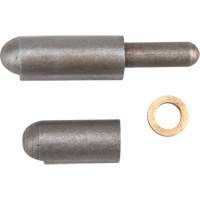 Weld-On Hinge, 0.315" Dia. x 1.969" L, Mild Steel w/Fixed Steel Pin TTV434 | O-Max