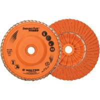 Disque &agrave; lamelles Enduro-Flex Turbo, 4-1/2" x 5/8"-11, Type 27S, Grain 80, C&eacute;ramique O-Max