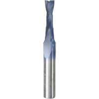 M&egrave;che &agrave; spirale, 1/4" dia., 1" Hauteur de carbure, 2-1/2" lo, 1/4" tige O-Max