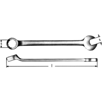 Combination Wrenches, 3/8", 6-5/16" Length O-Max