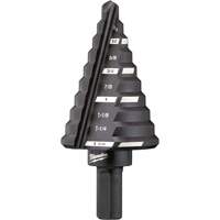 Foret &eacute;tag&eacute; no 5, 1/4" - 1-3/8", Incr&eacute;ments de 1/8", Acier rapide O-Max