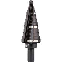 Foret &eacute;tag&eacute; no 8, 1/2" - 1", Incr&eacute;ments de 1/16", Acier rapide O-Max
