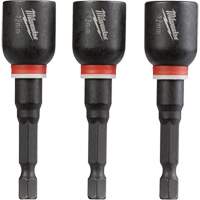 Shockwave Impact Duty Nut Driver, 1/4" Tip, 12 mm Drive, 2-9/16" L, Magnetic O-Max