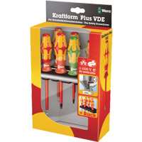 Jeu de tournevis isol&eacute;s 160 i / 168 i /6 VDE, 1000 V, 6 M O-Max