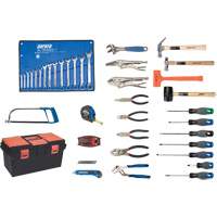 Deluxe Tool Set with Plastic Tool Box, 56 Pieces TYP012 | O-Max