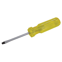 Slotted Screwdriver, 3/16", 6-1/2" L, Plastic Handle O-Max