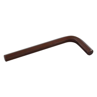 Cl&eacute; hexagonale courte, embout Hexagonale, 1/4" x 3,5" lo, Forme en L O-Max