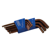 Short Ball End Hex Key Set, 9 Pcs., Metric O-Max