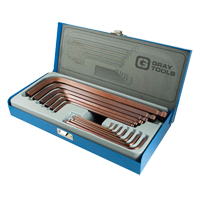 Long Arm Ball Hex Key Set, 13 Pcs., Imperial O-Max