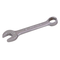 Stubby Combination Wrench, 12 Point, 1/4", Chrome Finish O-Max