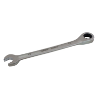 Combination Fixed Head Ratcheting Wrench, 12 Point, 8 mm, Stainless Steel Finish O-Max