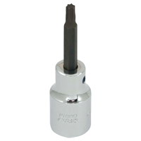 Socket, Torx&reg;, T-27 x 3" L, 1/2" Square Drive Drive O-Max