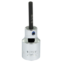 Bit Socket, 3/8" x 2-1/4" L, 3/8" Drive O-Max