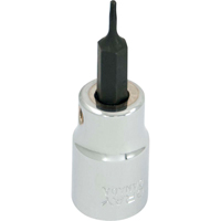 Bit Socket, Torx&reg;, T6 x 2-1/8" L, 3/8" Drive O-Max