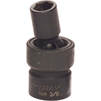 Universal Joint Socket, Impact, 3/8", 93/100" Drive, 6 Points O-Max