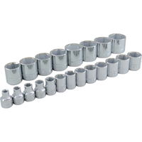Jeu de douilles, 21 Mcx, Prise de 3/8" O-Max