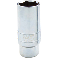 Spark Plug Socket, 3/8" Drive, 13/16" Socket, 1-1/10" L O-Max