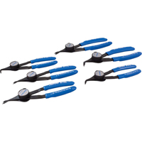 Convertible Retaining Ring Plier Set - Includes Plastic Case, 6 Pieces O-Max
