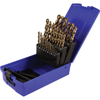 Drill Bit Set, 25 Pieces, High Speed Cobalt O-Max