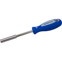 Hex Bit Holder, 1/4" Drive, 8" L, Magnetic O-Max