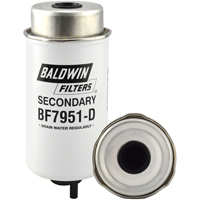 BF7951-D Secondary Fuel/Water Separator with Removable Drain O-Max