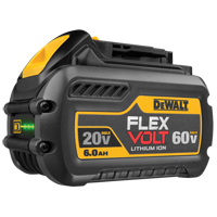 FlexVolt Battery, Lithium-Ion, 60 V, 6 A O-Max