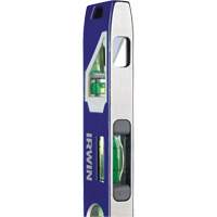 250 Series Heavy-Duty Torpedo Level, 9" L, Aluminum, 4 Vials, Magnetic O-Max